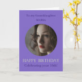 Foto Verjaardag Kaart kleindochter, 16 of leeftijd (Gele Bloem)