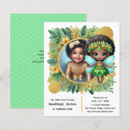 Foto Verjaardag Kleine Zwarte Fee Afrikaans Tropis