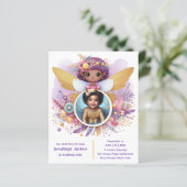 Foto Verjaardag Kleine Zwarte Fee Afrikaanse Paars (Staand voorkant)