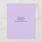 Foto Verjaardag Kleine Zwarte Fee Afrikaanse Paars (Achterkant)