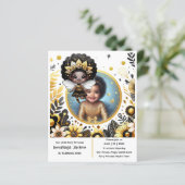 Foto Verjaardag Kleine Zwarte Fee Afrikaanse Prins (Staand voorkant)