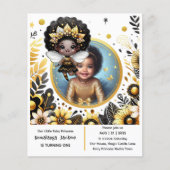 Foto Verjaardag Kleine Zwarte Fee Afrikaanse Prins (Voorkant)