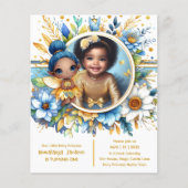 Foto Verjaardag Kleine Zwarte Fee Afrikaanse Prins (Voorkant)