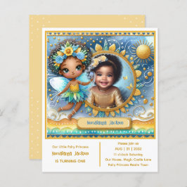 Foto Verjaardag Kleine Zwarte Fee Afrikaanse Prins