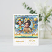 Foto Verjaardag Kleine Zwarte Fee Afrikaanse Prins (Staand voorkant)