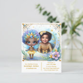 Foto Verjaardag Kleine Zwarte Fee Afrikaanse Prins (Staand voorkant)