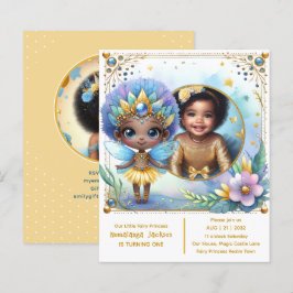 Foto Verjaardag Kleine Zwarte Fee Afrikaanse Prins