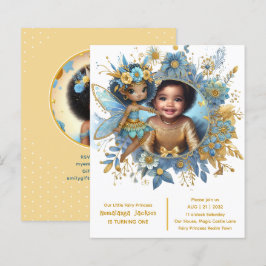 Foto Verjaardag Kleine Zwarte Fee Afrikaanse Prins