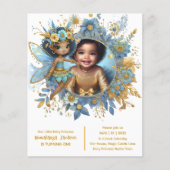 Foto Verjaardag Kleine Zwarte Fee Afrikaanse Prins (Voorkant)