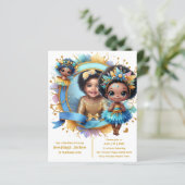 Foto Verjaardag Kleine Zwarte Fee Afrikaanse Prins (Staand voorkant)