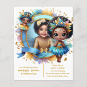 Foto Verjaardag Kleine Zwarte Fee Afrikaanse Prins (Voorkant)