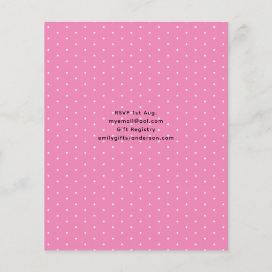 Foto Verjaardag Kleine Zwarte Fee Afrikaanse Roze (Achterkant)