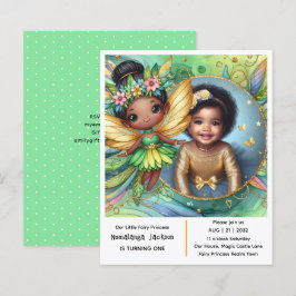 Foto verjaardag Kleine Zwarte Fee Afrikaanse Tropi