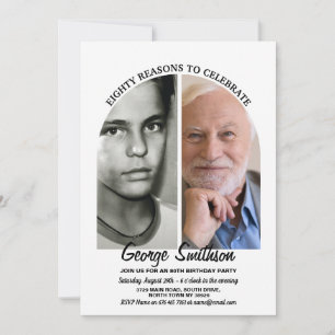 Foto Verjaardag  Style Chalk 2 afbeeldingen Mannen Kaart