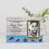 Foto Verjaardagsfeest Garnalen Kook Vis en Vis Uit Kaart (Staand voorkant)