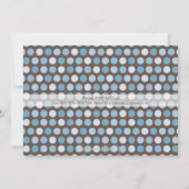 FOTO VERJAARDAGSFEEST UITNODIGT :: spotty 5L Kaart (Achterkant)