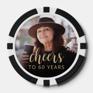 Foto verjaardagsfeestje 60ste verjaardag Proost Poker Chips