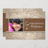 Foto verjaardagsfeestje kaart (Voorkant / Achterkant)