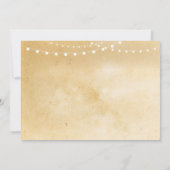  Foto Verjaardagslichten Rustieke Uitnodiging (Achterkant)