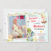 Foto verjaardagsuitnodiging Kwekerdieren nodigen u Kaart (Voorkant)