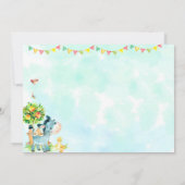 Foto verjaardagsuitnodiging Kwekerdieren nodigen u Kaart (Achterkant)