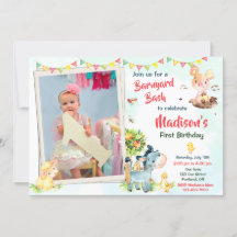 Foto verjaardagsuitnodiging Kwekerdieren nodigen u