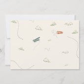 Foto verjaardagsuitnodiging Pilot-party Kaart (Achterkant)