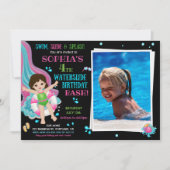 Foto: verjaardagsuitnodiging Pool nodigt uit Kaart (Voorkant)