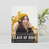 Foto Verloop van de Afstudeeraankondiging Kaart (Staand voorkant)