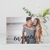 Foto Verloving Aankondiging (Staand voorkant)