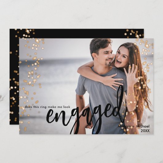 Foto Verloving Aankondiging (Voorkant / Achterkant)