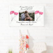 Foto Verloving Banner Pink Love Balloons (Insitu)