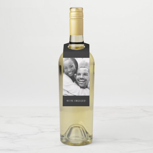 Foto | VERLOVING | Bottle Hanger Label | Wit (Op fles)