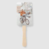 Foto Verloving Bruiloft Graduation Party Handwaaier (Achterkant)