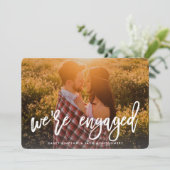 Foto Verloving kondiging & partijuitnodiging Kaart (Staand voorkant)