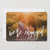 Foto Verloving kondiging & partijuitnodiging Kaart (Voorkant)