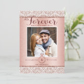 Foto Verloving kondiging Roos Gold Aankondiging (Staand voorkant)