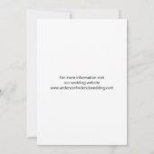 Foto Verloving Wedding Save the Date Kaart (Achterkant)