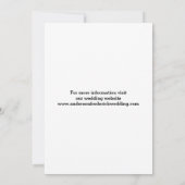 Foto Verloving Wedding Save the Date Kaart (Achterkant)