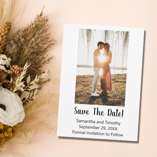 Foto Verloving Wedding Save the Date Kaart