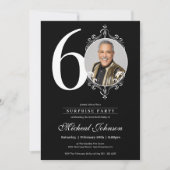 Foto Verrassing 60e Verjaardagsfeestje Kaart (Voorkant)