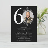 Foto Verrassing 60e Verjaardagsfeestje Kaart (Staand voorkant)