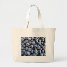 Foto verse bosbessen grote tote bag