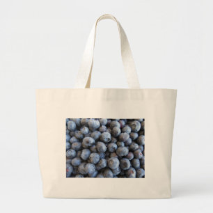 Foto verse bosbessen grote tote bag