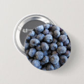 Foto verse bosbessen ronde button 5,7 cm (Voorkant /achterkant)
