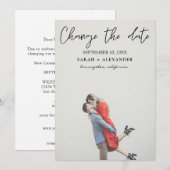 Foto - Verticaal datum wijzigen - Tekst bovenaan Kaart (Voorkant / Achterkant)