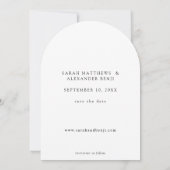 Foto - Verticaal De datumboog opslaan Kaart (Achterkant)