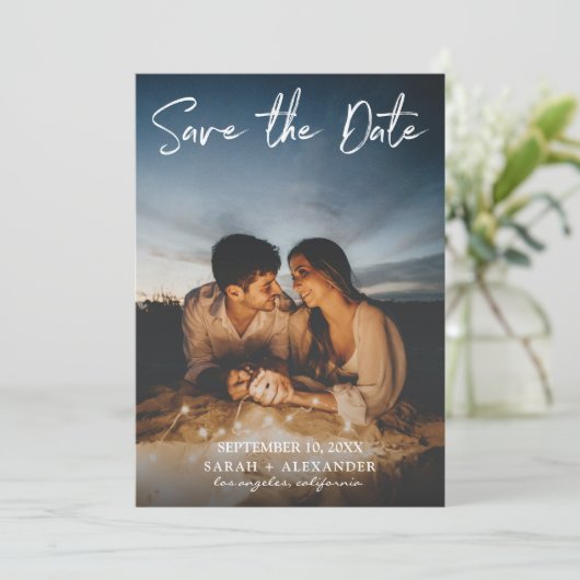 Foto: Verticaal handschrift opslaan Datum V2 Kaart (Staand voorkant)