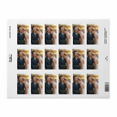 Foto verticaal retouradres toevoegen etiket (Full Sheet)