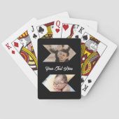 Foto Verticale aangepaste tekstreekkaarten Pokerkaarten (Achterkant)